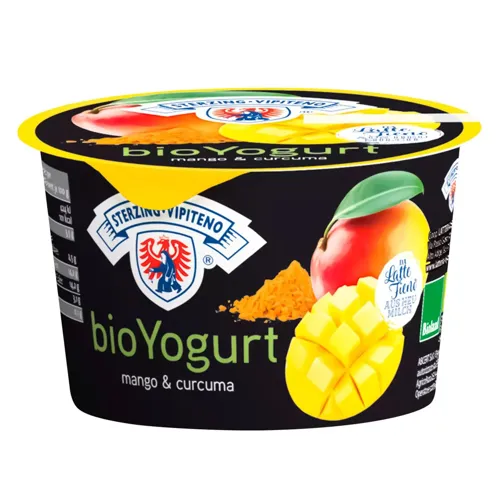 Йогурт Sterzing Vipiteno Манго-куркума органічний 250г