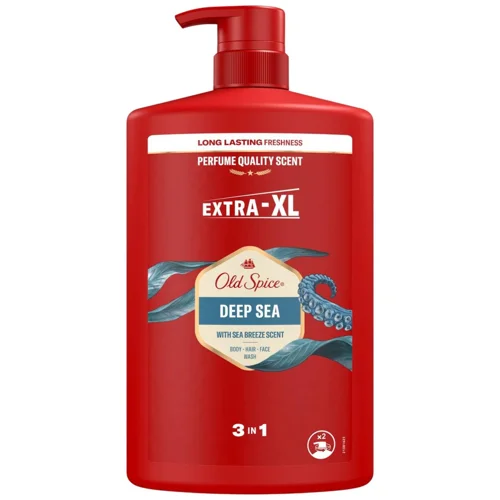 Гель для душу та шампунь Old Spice Deep Sea Extra-XL 1л