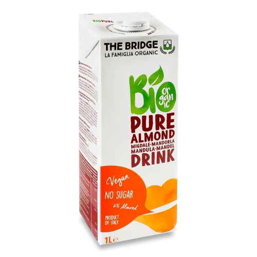 Напій З Мигдалем Без Цукру Bio Organic, т/п 1л