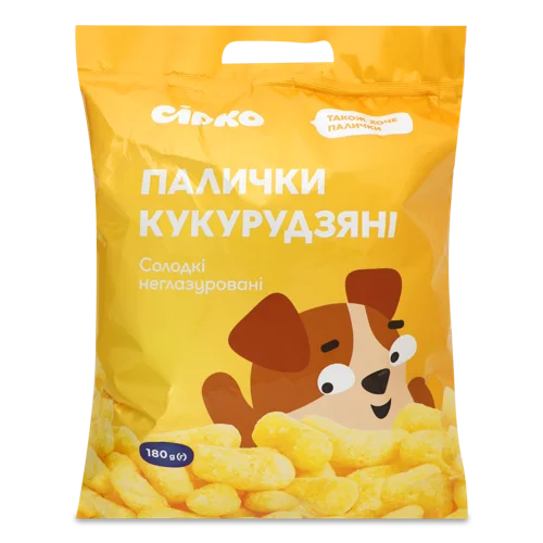 Солодкі Кукурудзяні Паличі, в/ґ, 180 Г