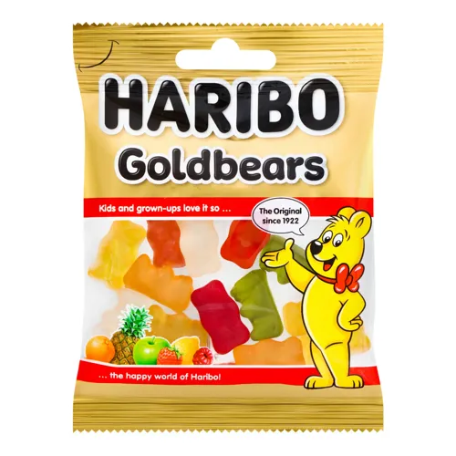 Цукерки желейні неглазуровані Goldenbears Haribo м/у 35г