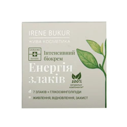 Біокрем Енергія Злаків Irene Bukur, Інтенсивний, 50 мл