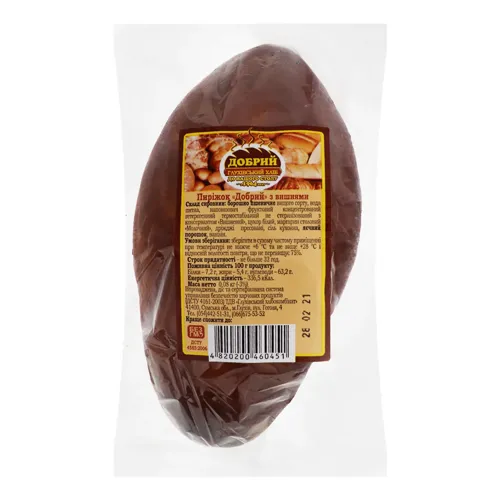 Пиріжок з вишнями Добрий м/у 0.08кг