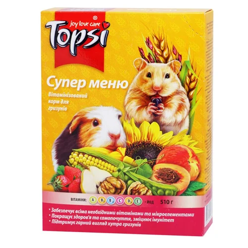 Корм для гризунів Topsi Супер меню 510г