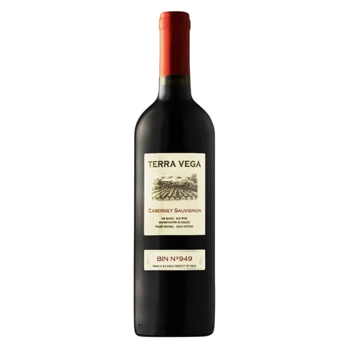 Вино Terra Vega Cabernet Sauvignon Kosher Valle Central червоне сухе 13% 0,75л
