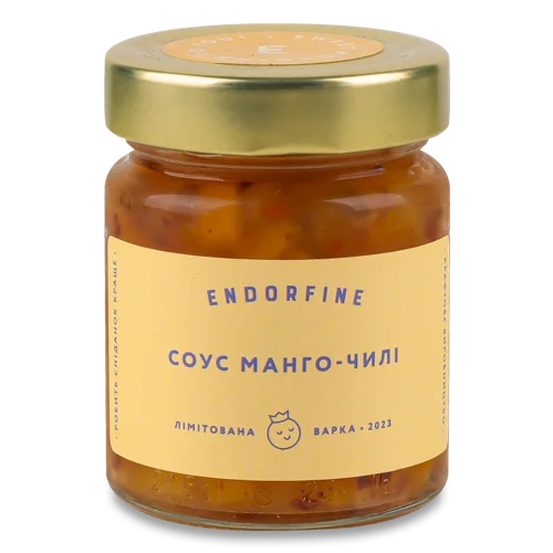 Соус Манго-Чілі В/ґ Стерилізований Endorfine, Скляна Банка 234г