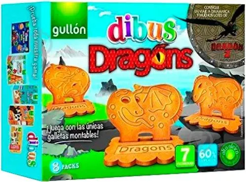 Печиво Gullon Dibus «Дракони», 300г