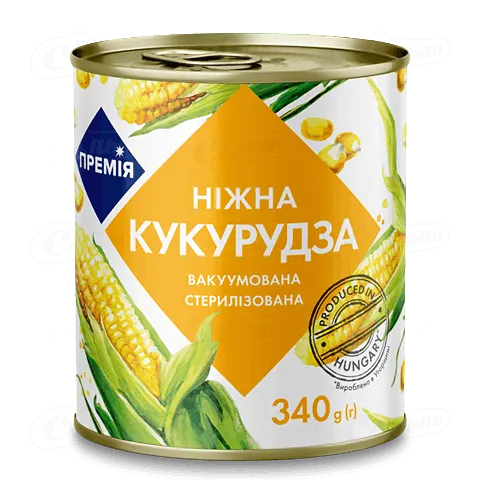 Кукурудза «Премія»® ніжна з залізній банці, 340г