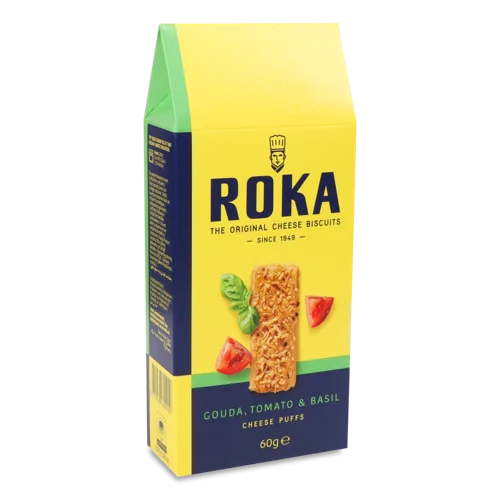 Печиво Листкове З Сиром Гауда, Томати/Базилік, в/ґ, 150г