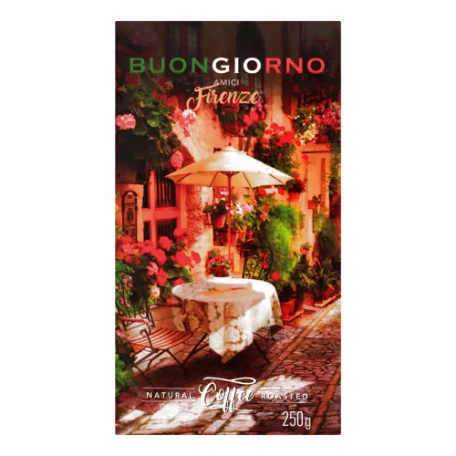 Кава натуральна смажена мелена Firenze Buongiorno, 250г