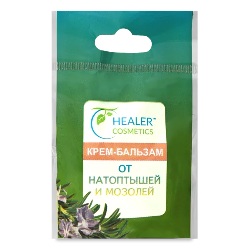 Крем-Бальзам Від Натоптишів і Мозолів Healer Cosmetics 10г, Вищого Ґатунку