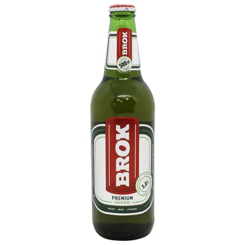 Пиво Brok Export світле 5.2% 0,5л