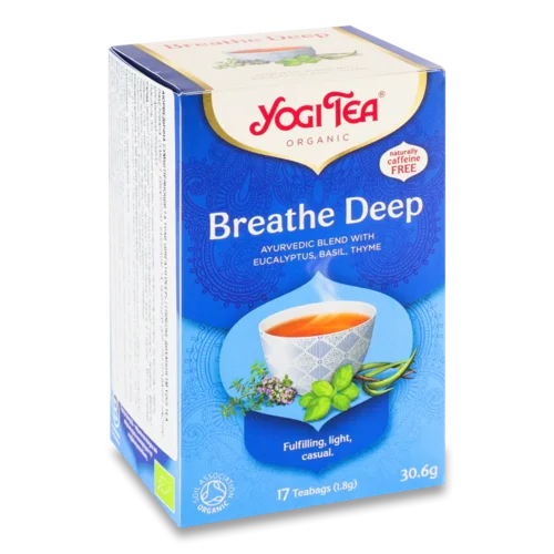 Суміш трав'яна Yogi Tea Breathe Deep органічна
