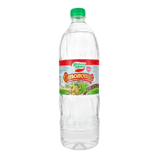 Оцет столовий 9% Рідний край бут 1л