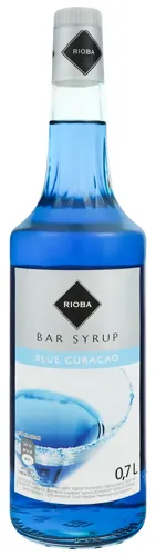 Сироп Blue Curacao Rioba з пластиковою пляшкою 0.7л