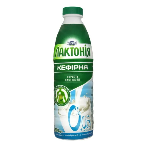 Продукт кефірний «Лактонія» з пребіотиком 0%, 900г