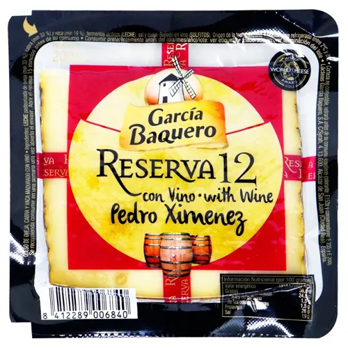 Сир Garcia Baquero Reserva 12 міс з вином 200г