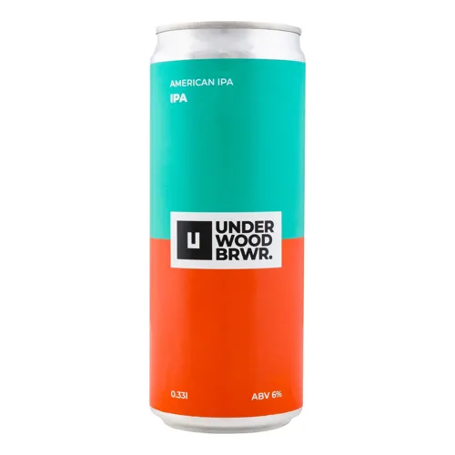 Пиво 0.33л 6% світле нефільтроване Ipa Underwood Brewery з/б