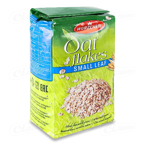 Пластівці вівсяні Wurzener дроблені, 500г