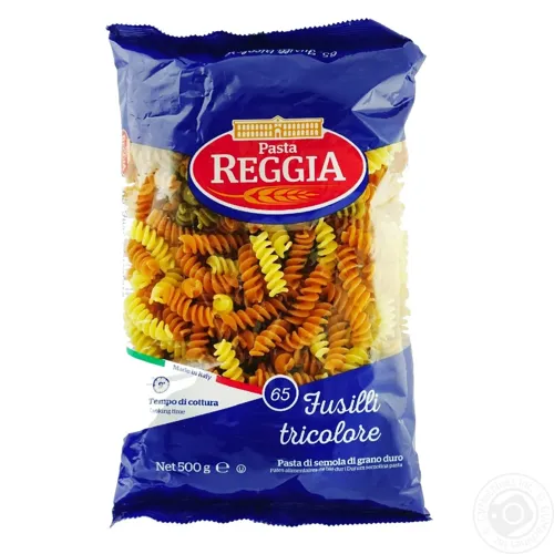 Макарони Reggia три кольори 500г