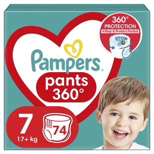 Підгузки-трусики Pampers Giant Plus 7 15+кг 74шт