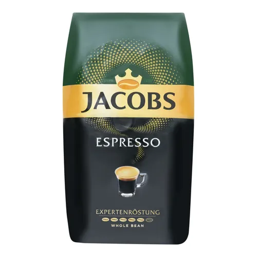 Кава натуральна смажена в зернах Espresso Jacobs м/у 500г