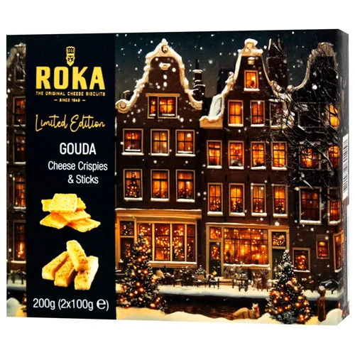 Набір Roka Limited Edition Сирні печива та сирні палички з сиром гауда 200г