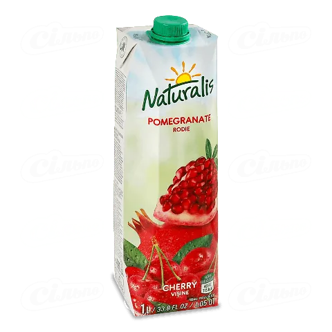 Напій соковмісний Naturalis вишнево-гранатовий, 1л