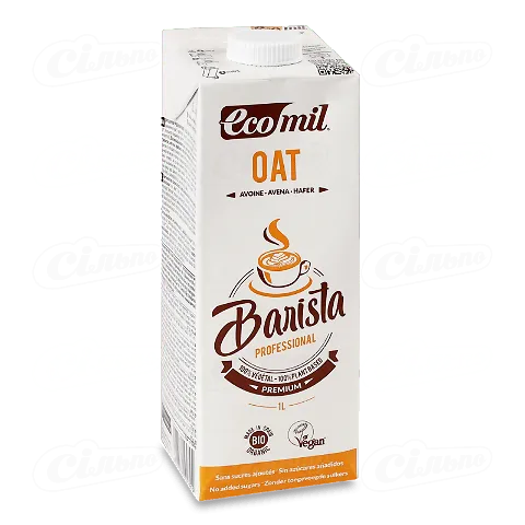 Напій Ecomil «Бариста» з вівса органічний, 1л