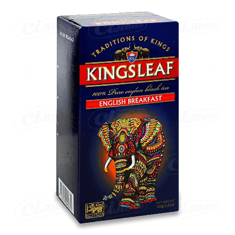 Чай чорний Kingsleaf English Breakfast, 100г