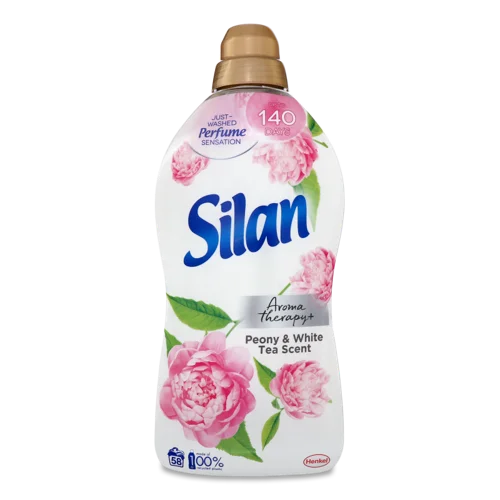 Пом'якшувач Тканин Концентрований Peony & White Tea Scent Aromatherapy Silan, 1450мл