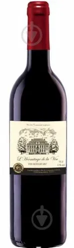 Вино червоне сухе L'Hermitage de la Vin "Rouge" Sec 0.75л