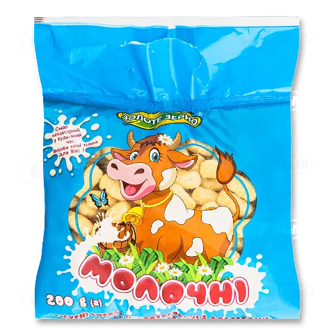 Вироби фігурні «Золоте зерно» Молочні 200г