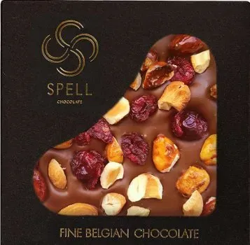 Шоколад Spell Плитка з Молочного шоколаду і Орехового асорті 90г