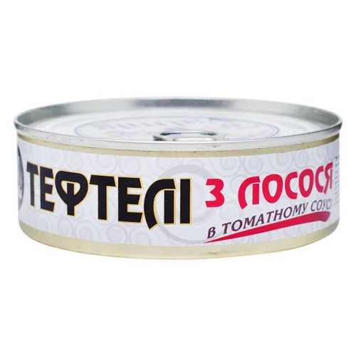 Тефтелі Valmis з лосося в томатному соусі 205г