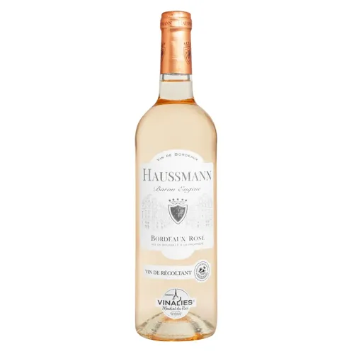 Вино Haussmann Baron Eugene Bordeaux рожеве сухе 12,5% 0,75л