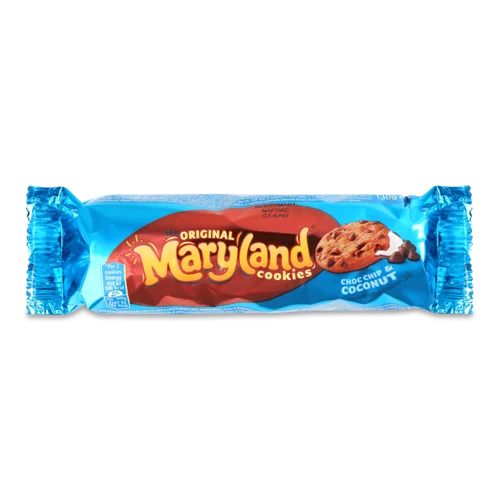 Печиво MaryLand Вищого Ґатунку З Шоколадними Крихтами І Кокосом, 200г