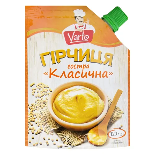 Гірчиця Класична Varto 120г