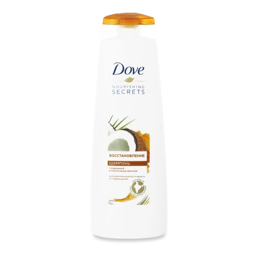Шампунь з Куркумою і Кокосовою Олією Відновлення Nourishing Secrets Dove, 250мл
