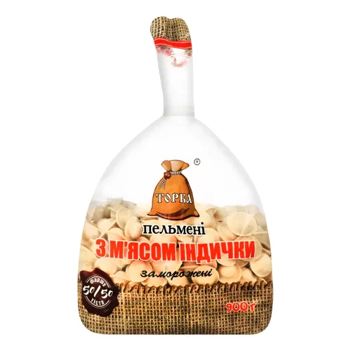 Пельмені з м'ясом індички Торба м/у 900г