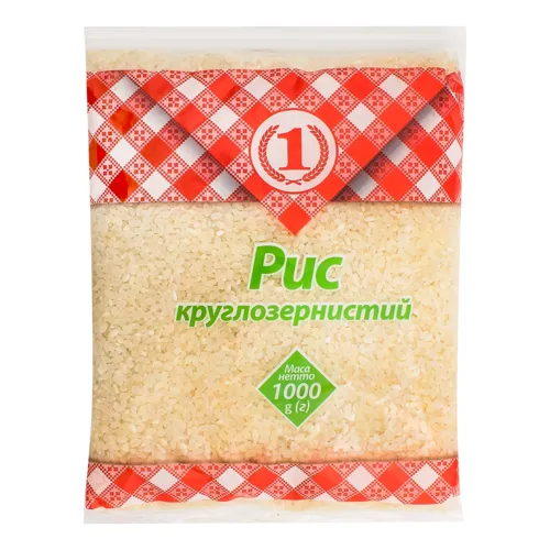 Рис круглозернистий №1 м/у 1000г