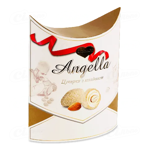 Цукерки Shokoladno Angella з цільним мигдалем, 195г
