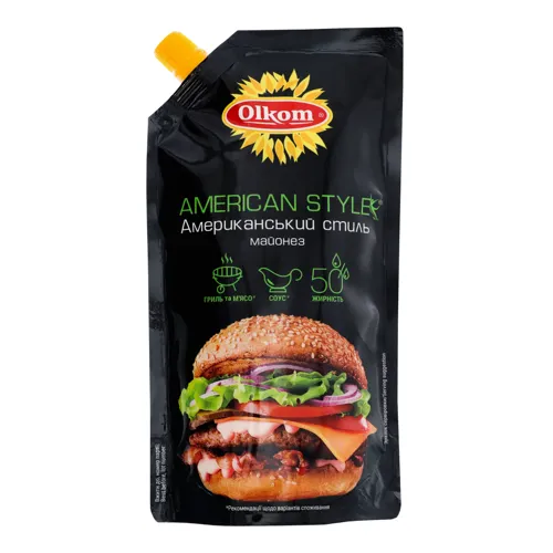 Майонез 50% Американський стиль Olkom д/п 295г