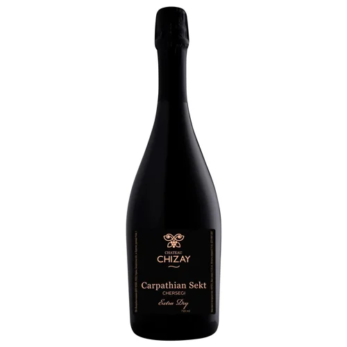 Вино ігристе Chizay Carpathian Sekt Chersegi Extra Dry біле екстра сухе 11,5% 0,75л