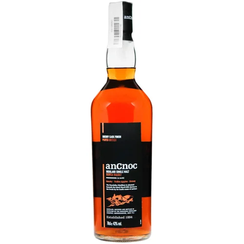 Віскі AnCnoc Sherry Peated 43% 0,7л
