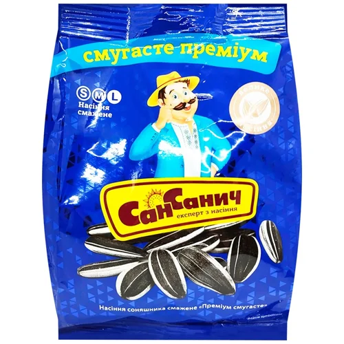 Насіння соняшника Сан Санич Преміум смугасте 95г