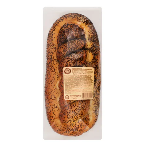 Булка здобна з маком Нове діло м/у 200г