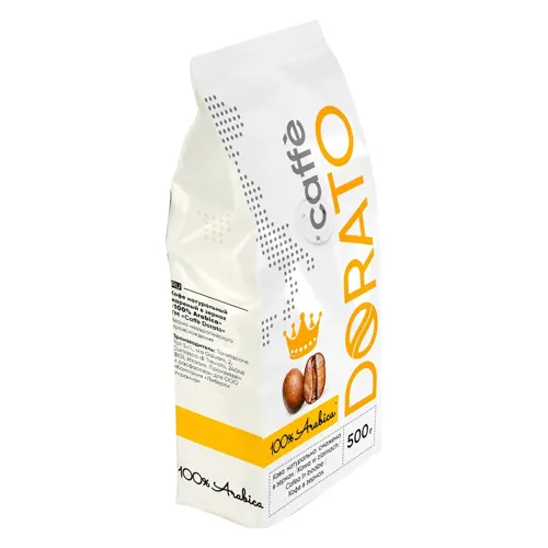 Кава зернова Oro 100% Arabica Dorato 500г