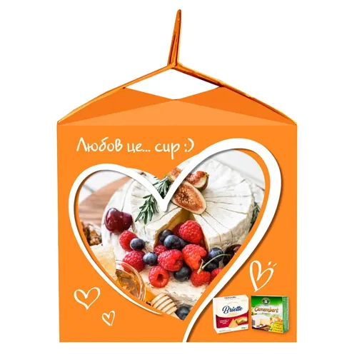 Набір Сир Creamy&Buttery Red 60% 125г + Export Camembert Kaserei 50% 125г