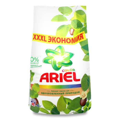 Порошок Для Стирки Ariel Аромат Масла Ши Автомат, 1.5 кг